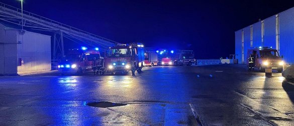 Feuerwehreinsatz im Werk Hahnstätten