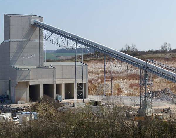 New processing plant at the Merschelbruch quarry